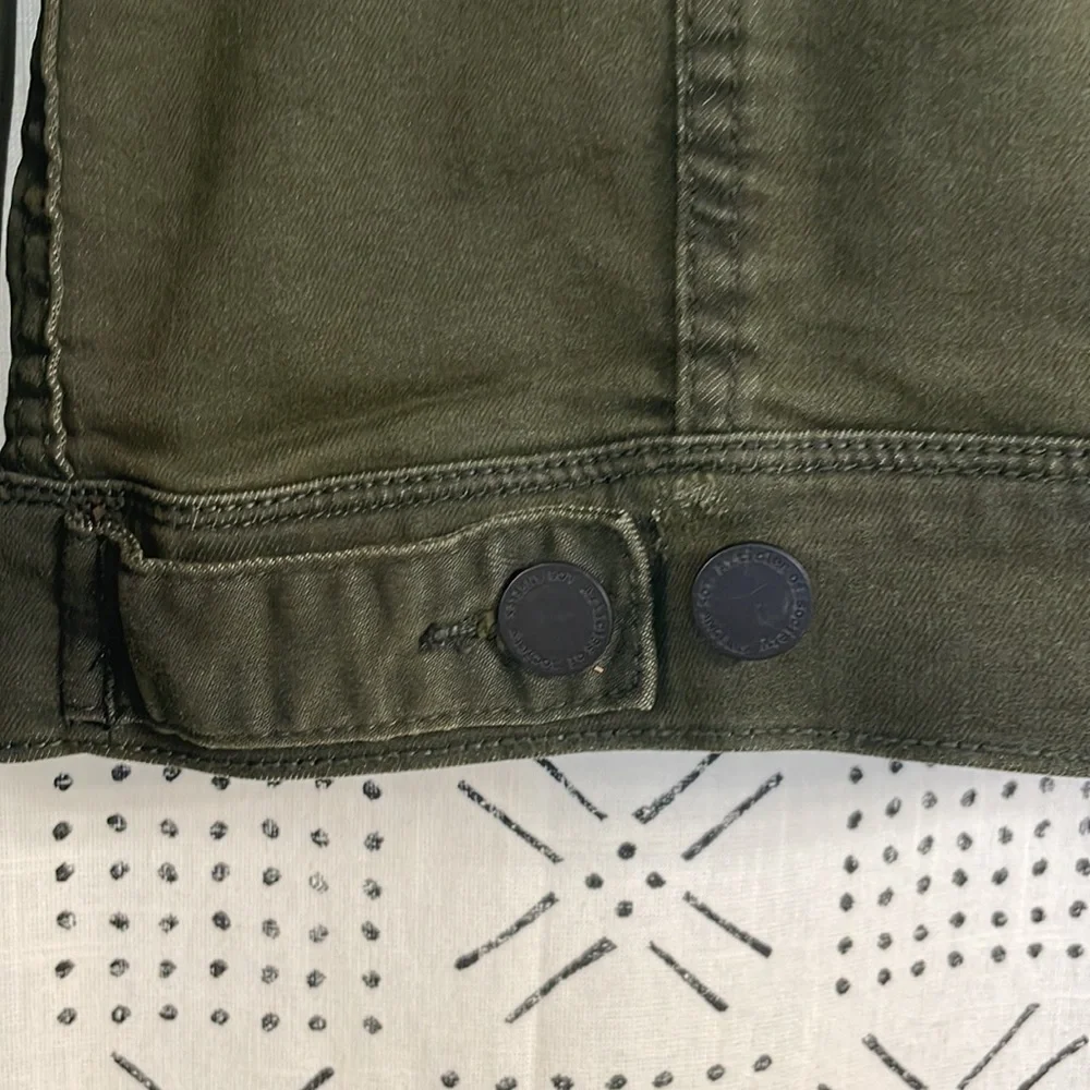 ARTICLES OF SOCIETY Army Green Denim Jacket - Picture 6 of 8